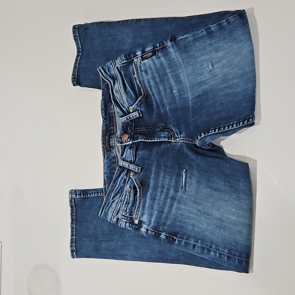 Silver jeans capri. - Picture 2 of 11